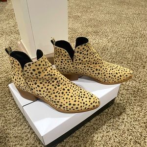 Dolce Vita Animal Print Booties